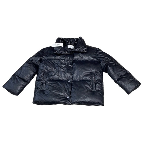 Vigoss Puffer Coat Winter Jacket Black NWT Pockets Size Small - Picture 2 of 12